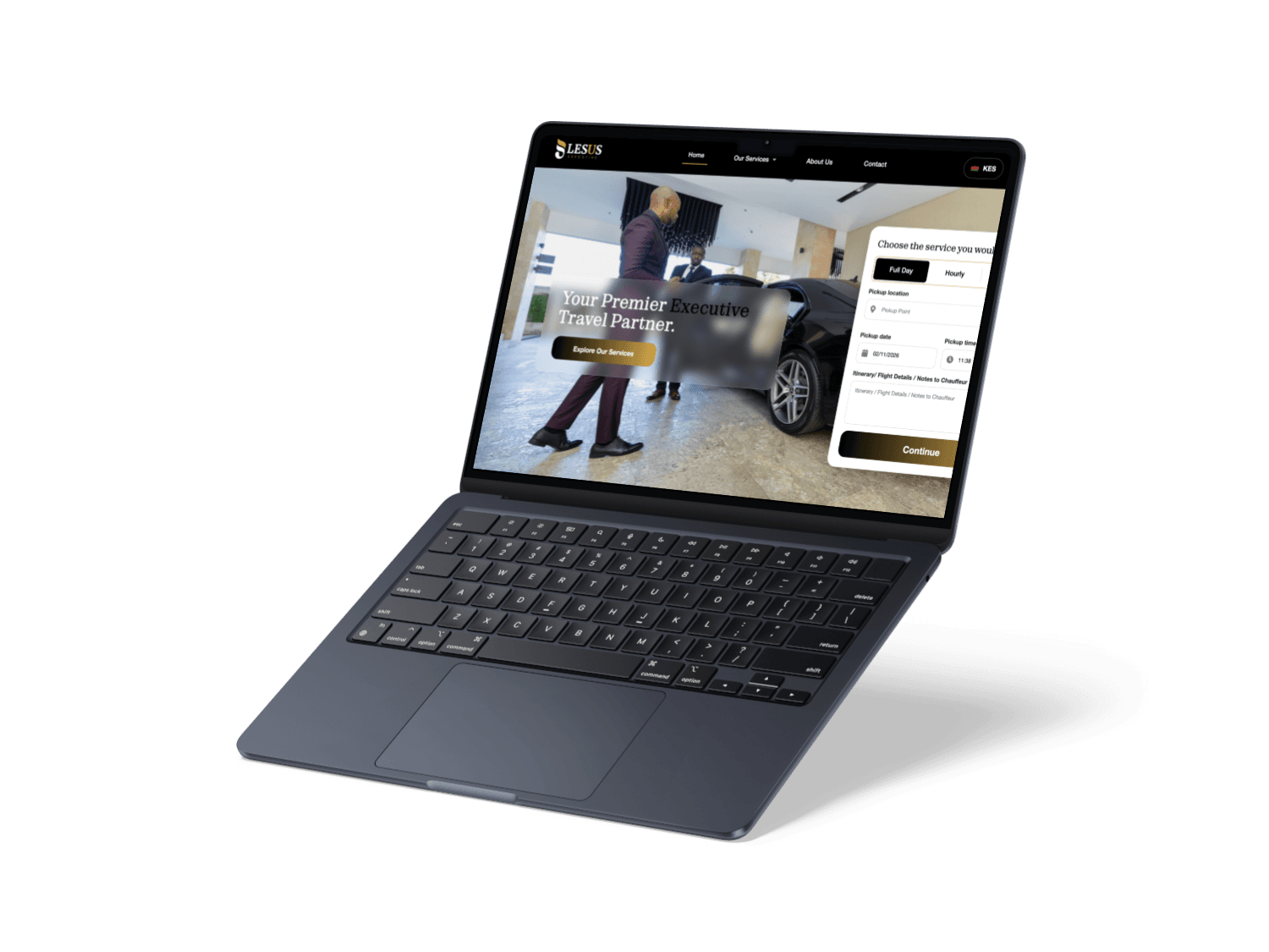 Lesus executive concierge website preview